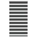 Miniatyrbillede 1 af 11: vidaXL zebragardin sort 75x150 cm stofbredde 70,9 cm polyester
