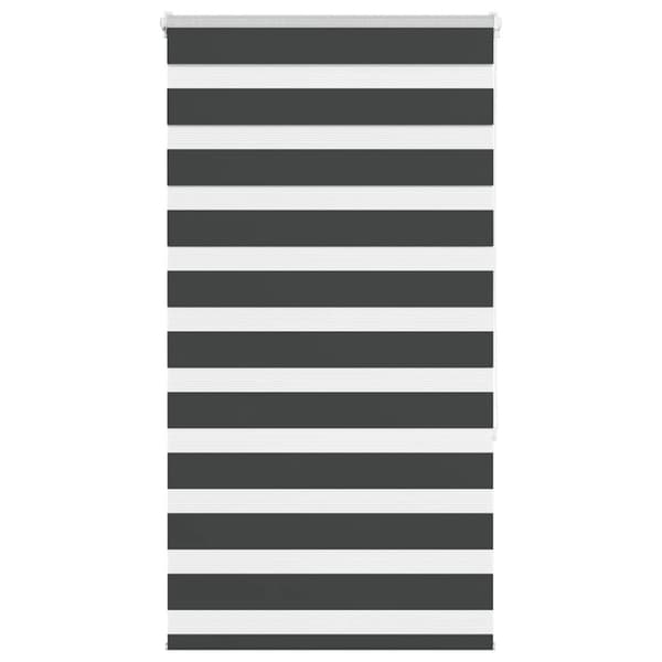 vidaXL zebragardin sort 90x150 cm stofbredde 85,9 cm polyester