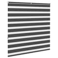 Miniatyrbillede 4 af 11: vidaXL zebragardin sort 145x150 cm stofbredde 140,9 cm polyester