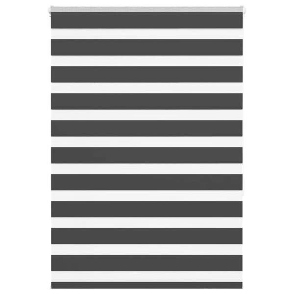 vidaXL zebragardin sort 95x150 cm stofbredde 90,9 cm polyester