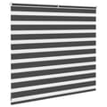 Miniatyrbild 4 av 11: vidaXL Rullgardin zebra svart 160x100 cm tyg bredd 155,9cm polyester