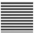 Miniatyrbild 1 av 11: vidaXL Rullgardin zebra svart 160x100 cm tyg bredd 155,9cm polyester