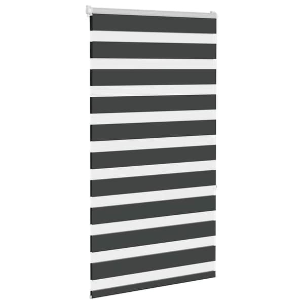 vidaXL Sebragardin svart 75x150 cm stoff bredde 70,9 cm polyester