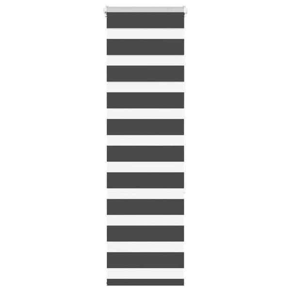 vidaXL zebragardin sort 45x150 cm stofbredde 40,9 cm polyester