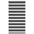 Miniatyrbillede 1 af 11: vidaXL zebragardin sort 70x150 cm stofbredde 65,9 cm polyester