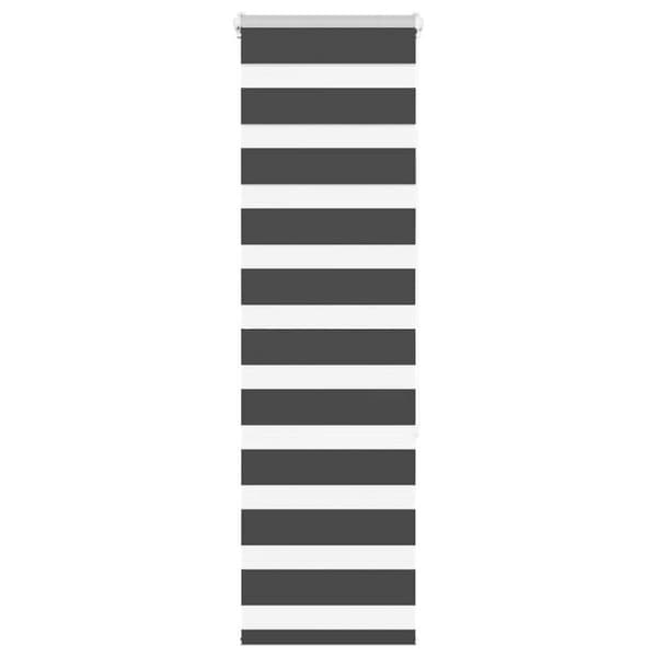 vidaXL zebragardin sort 50x150 cm stofbredde 45,9 cm polyester