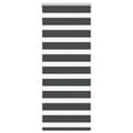 Miniatyrbild 1 av 11: vidaXL Rullgardin zebra svart 60x150 cm tyg bredd 55,9 cm polyester