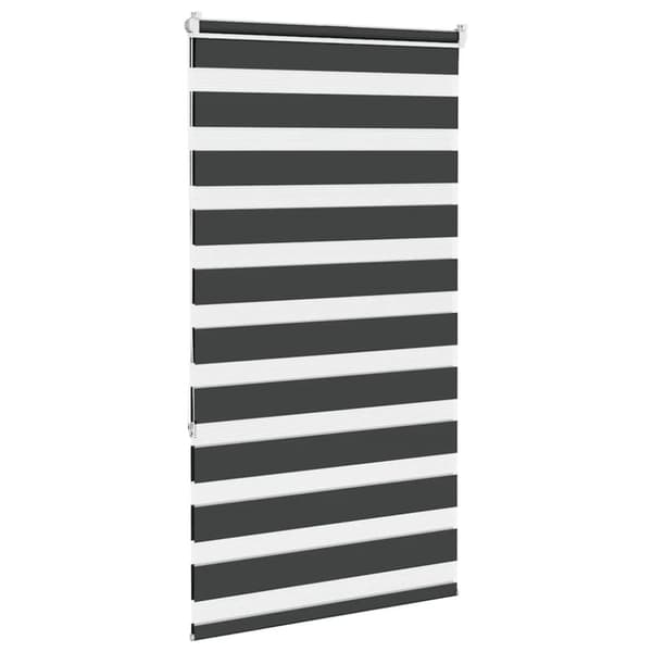 vidaXL Sebragardin svart 80x150 cm stoff bredde 75,9 cm polyester