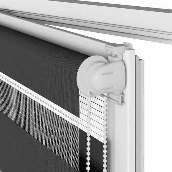 vidaXL Sebragardin svart 80x150 cm stoff bredde 75,9 cm polyester