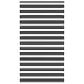 Miniatyrbillede 1 af 11: vidaXL zebragardin sort 120x200 cm stofbredde 115,9 cm polyester