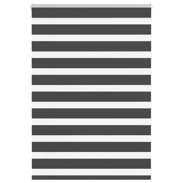 vidaXL zebragardin sort 105x150 cm stofbredde 100,9 cm polyester