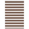 Miniatyrbillede 1 af 11: vidaXL zebragardin brun 95x100 cm stofbredde 90,9 cm polyester