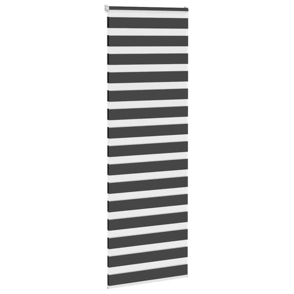vidaXL zebragardin sort 90x230cm stofbredde 85,9 cm polyester