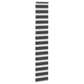 Miniatyrbild 4 av 11: vidaXL Rullgardin zebra svart 40x230 cm tyg bredd 35,9 cm polyester