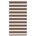 Miniatyrbillede 1 af 11: vidaXL zebragardin brun 85x100 cm stofbredde 80,9 cm polyester