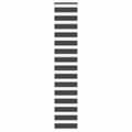 Miniatyrbillede 1 af 11: vidaXL zebragardin sort 45x230 cm stofbredde 40,9 cm polyester