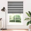 Miniatyrbillede 2 af 11: vidaXL zebragardin sort 140x230 cm stofbredde 135,9 cm polyester