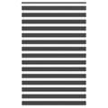 Miniatyrbillede 1 af 11: vidaXL zebragardin sort 140x230 cm stofbredde 135,9 cm polyester