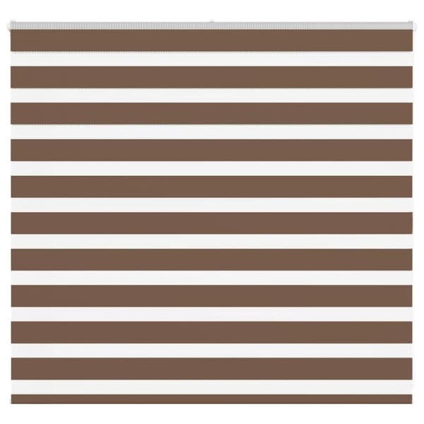 vidaXL zebragardin brun 155x100 cm stofbredde 150,9 cm polyester