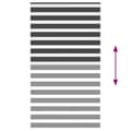 Miniatyrbillede 5 af 11: vidaXL zebragardin sort 130x230 cm stofbredde 125,9 cm polyester
