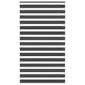 Miniatyrbillede 1 af 11: vidaXL zebragardin sort 130x230 cm stofbredde 125,9 cm polyester