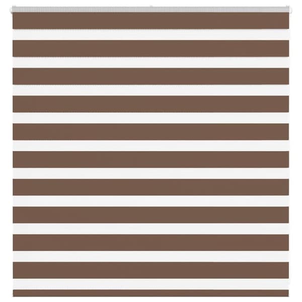 vidaXL zebragardin brun 140x100 cm stofbredde 135,9 cm polyester
