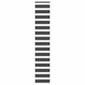 Miniatyrbillede 1 af 11: vidaXL zebragardin sort 40x230 cm stofbredde 35,9 cm polyester