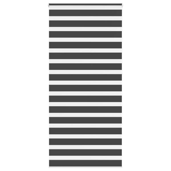 vidaXL zebragardin sort 110x230 cm stofbredde 105,9 cm polyester