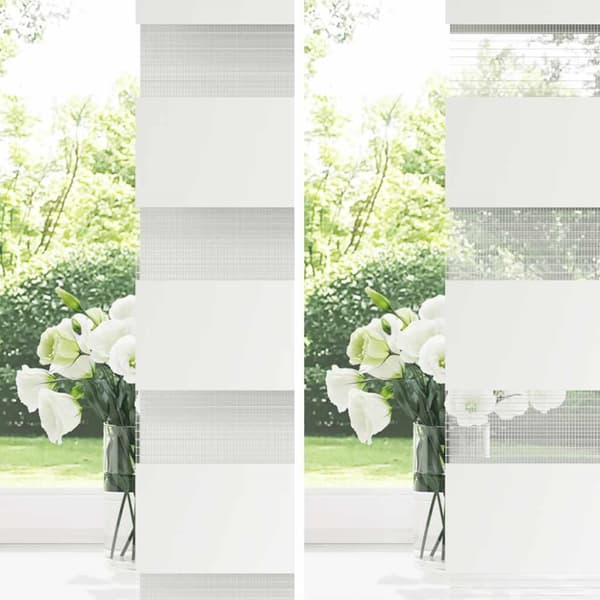 vidaXL Sebragardin svart 105x230 cm stoff bredde 100,9 cm polyester