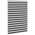 Miniatyrbillede 3 af 11: vidaXL zebragardin sort 155x200 cm stofbredde 150,9 cm polyester