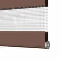 Miniatyrbild 11 av 11: vidaXL Rullgardin zebra brun 120x150 cm tyg bredd 115,9 cm polyester