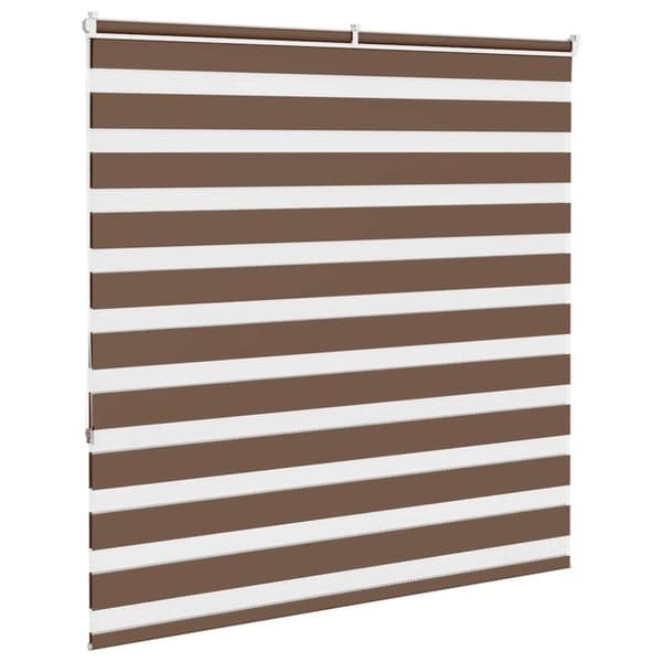 vidaXL Sebragardin brun 140x150 cm stoff bredde 135,9 cm polyester