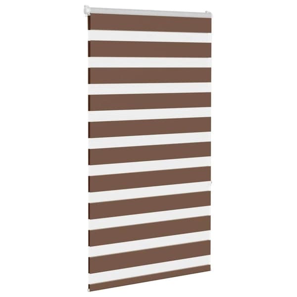 vidaXL zebragardin brun 80x150 cm stofbredde 75,9 cm polyester