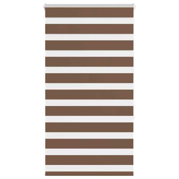 vidaXL zebragardin brun 80x150 cm stofbredde 75,9 cm polyester