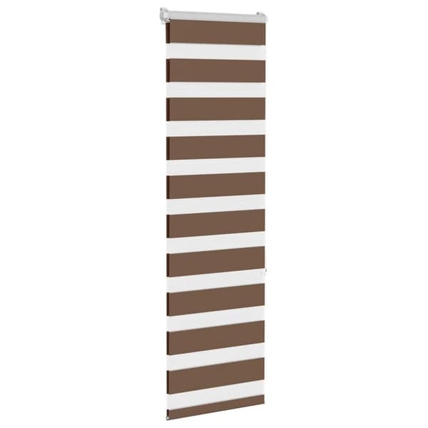 vidaXL zebragardin brun 40x150 cm stofbredde 35,9 cm polyester