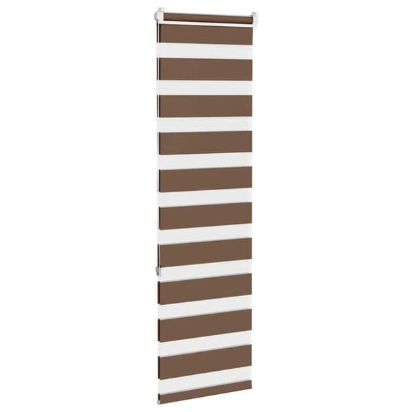 vidaXL zebragardin brun 40x150 cm stofbredde 35,9 cm polyester