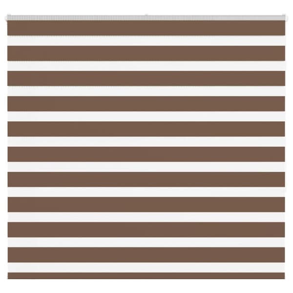 vidaXL Sebragardin brun 165x150 cm stoff bredde 160,9 cm polyester
