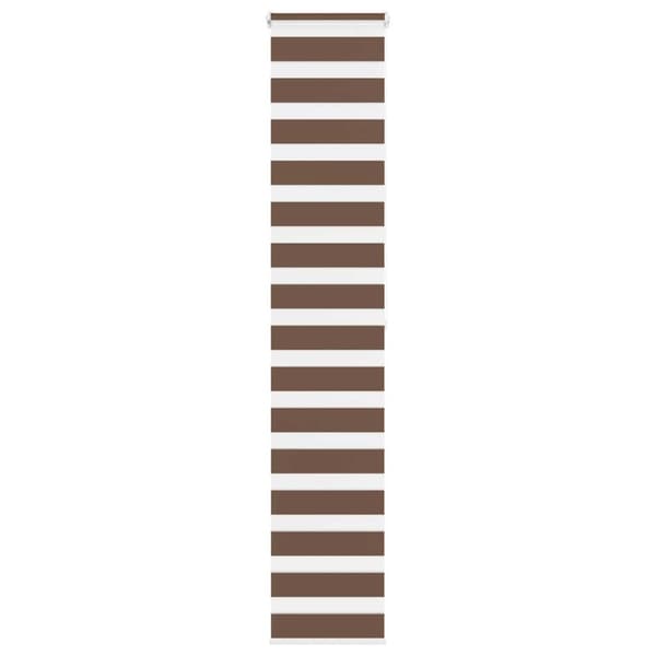 vidaXL zebragardin brun 45x200 cm stofbredde 40,9 cm polyester