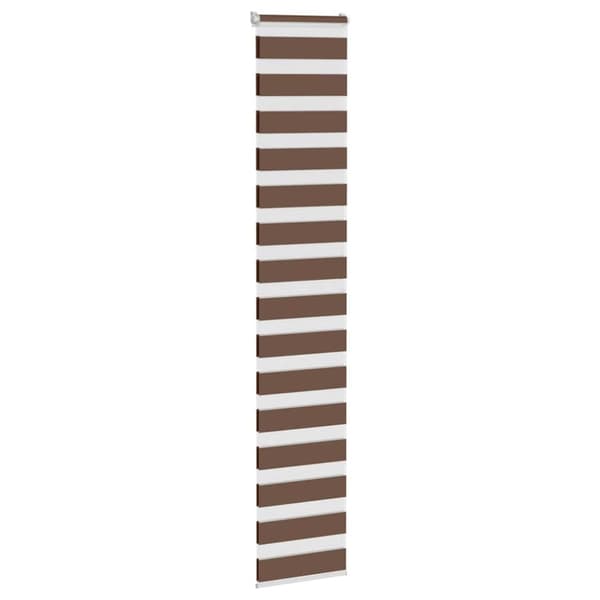 vidaXL zebragardin brun 40x200 cm stofbredde 35,9 cm polyester