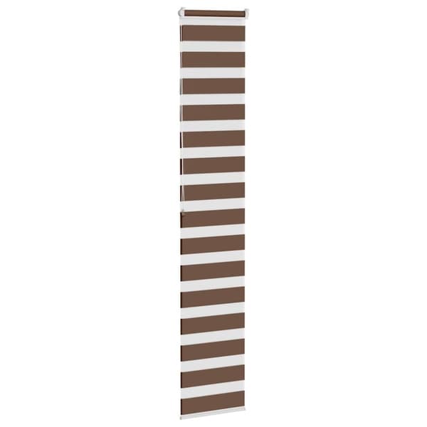 vidaXL zebragardin brun 40x200 cm stofbredde 35,9 cm polyester
