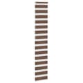Miniatyrbillede 4 af 11: vidaXL zebragardin brun 40x200 cm stofbredde 35,9 cm polyester