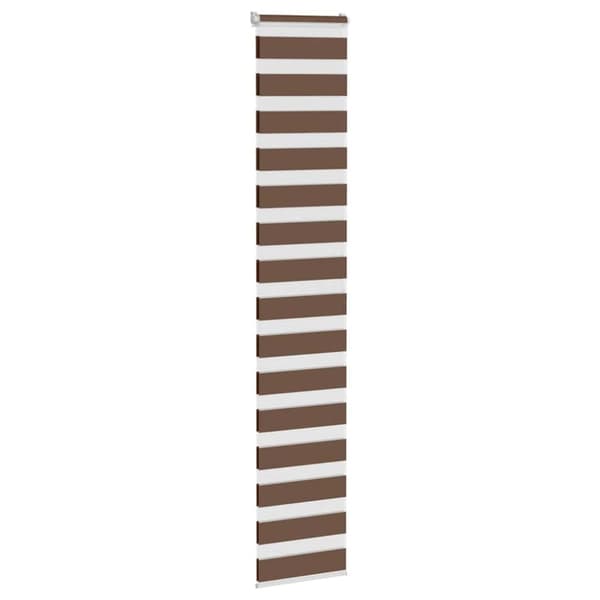 vidaXL zebragardin brun 40x200 cm stofbredde 35,9 cm polyester