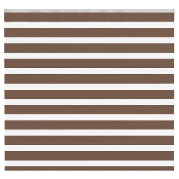 vidaXL zebragardin brun 165x100 cm stofbredde 160,9 cm polyester