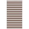 Miniatyrbillede 1 af 11: vidaXL zebragardin brun 125x200 cm stofbredde 120,9 cm polyester