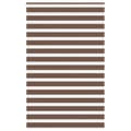 Miniatyrbillede 1 af 11: vidaXL zebragardin brun 145x200 cm stofbredde 140,9 cm polyester