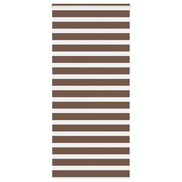 vidaXL Sebragardin brun 100x200 cm stoff bredde 95,9 cm polyester