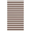 Miniatyrbillede 1 af 11: vidaXL zebragardin brun 130x200 cm stofbredde 125,9 cm polyester