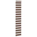 Miniatyrbild 4 av 11: vidaXL Rullgardin zebra brun 45x230 cm tyg bredd 40,9 cm polyester