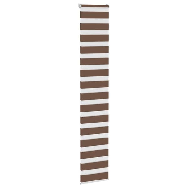 vidaXL Sebragardin brun 50x230 cm stoff bredde 45,9 cm polyester