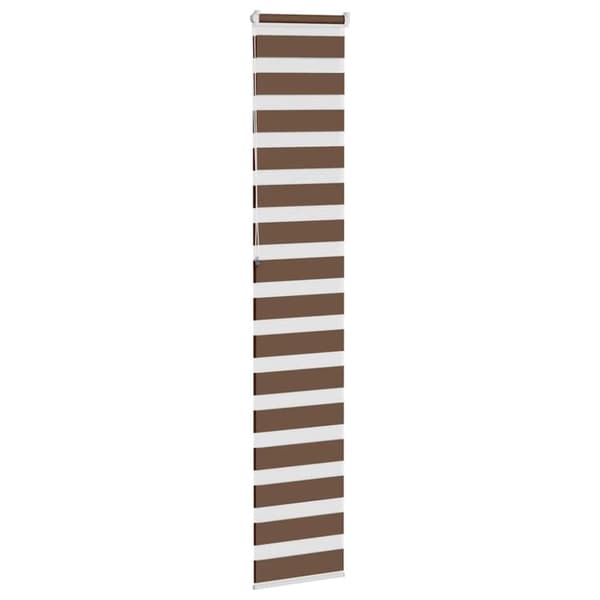 vidaXL Sebragardin brun 50x230 cm stoff bredde 45,9 cm polyester